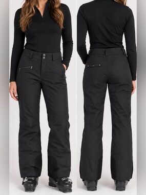 Obermeyer Malta Thermolite insulated ski/snowboard pants Black 8